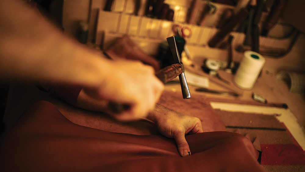 Atelier Hermes sellerie Normandie