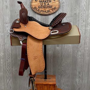 Billy Cook : 9 High Barrel Saddle - 1801