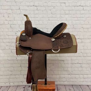Billy Cook : 9 High Barrel Saddle - 1804