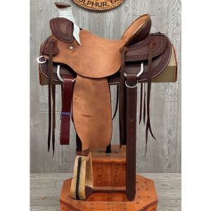 Billy Cook : Mule Saddle Wso S & F, Waffle Border