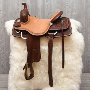 Billy Cook : Ranch Cutter, 1/2 Breed Waffle W/ Shell Border, Wso Seat