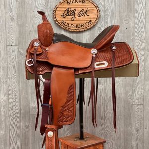Billy Cook : Trail Saddle, Basket, Leather Horn, In Skt.rig.