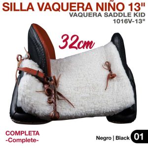 Unknown : SILLA VAQUERA NIÑO 13" (32cm) COMPLETA