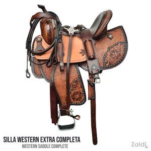 Unknown : SILLA WESTERN EXTRA COMPLETA AZWS 791 TOSTADA