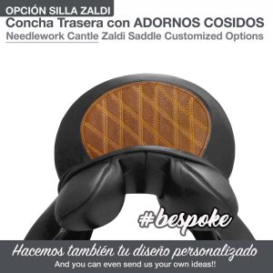 Unknown : SILLA ZALDI CON CONCHA TRASERA ADORNOS COSIDOS